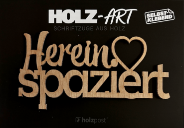 Preview: Schriftzug "Herein spaziert" Preview: Schriftzug "Herein spaziert"