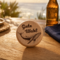 Preview: Beech bottle opener Gute Wahl with whale motif and magnets