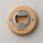 Preview: Beech bottle opener Gute Wahl with whale motif and magnets
