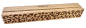 Preview: Gravierte Kartenleiste Leopard aus Eiche mit Animal-Print-Muster