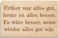 Preview: wooden postcard "Früher"
