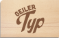 Preview: Holzpostkarte "Geiler Typ"