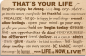 Preview: Holzpostkarte "LIFE"