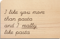 Preview: Holzpostkarte "Pasta"