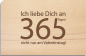 Preview: Holzpostkarte "365"