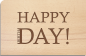 Preview: Holzpostkarte "Happy Day"