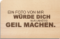 Preview: wooden postcard "Unnötig"
