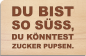Preview: Holzpostkarte "Zucker"