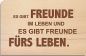 Preview: Holzpostkarte "Freunde"