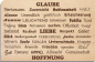 Preview: wooden postcard "Glaube"