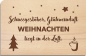 Preview: Holzpostkarte "Schneegestöber"