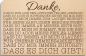 Preview: wooden postcard "DANKE Text"