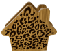 Preview: Oak napkin holder house Hirsch with engraved stag motif