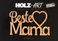 Preview: Schriftzug "Beste MAMA"