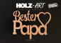 Preview: Schriftzug "Bester PAPA"