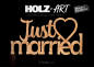 Preview: Schriftzug "Just married"