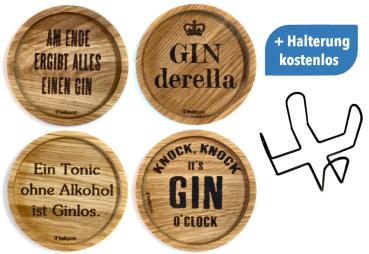 Untersetzer Set "GIN TONIC"