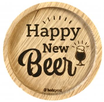 Untersetzer "Happy New Beer"