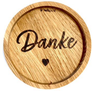 Untersetzer "Danke"