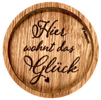 Untersetzer "Wohnt"