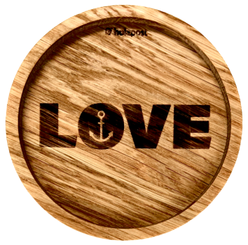 Untersetzer "Love Anker"