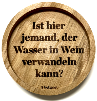 Untersetzer "Wasser in Wein"