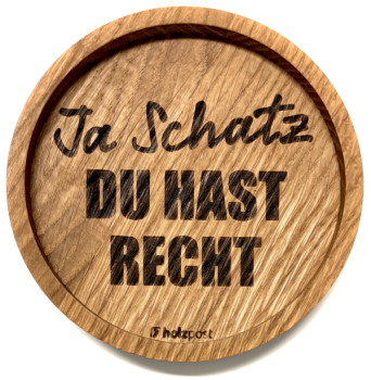 Untersetzer "Ja Schatz"