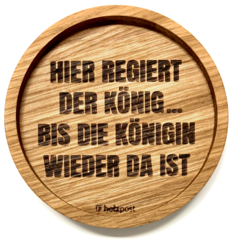Untersetzer "König"