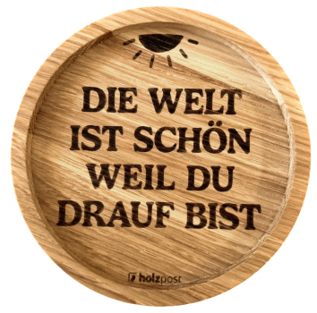 Untersetzer "Welt"