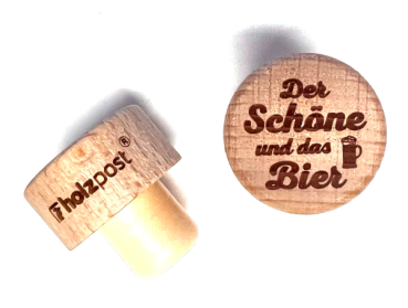 Flaschenkorken "Der Schöne"