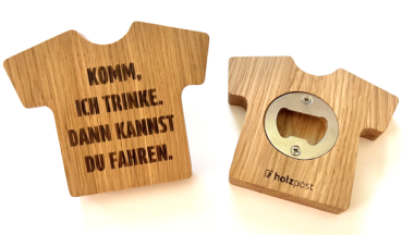 Flaschenöffner "Fahren"