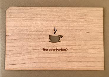 Grußkarte mit Umschlag "Tasse"