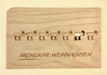 Grußkarte mit Umschlag "Fröhliche"