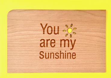 Grußkarte mit Umschlag "Sunshine"