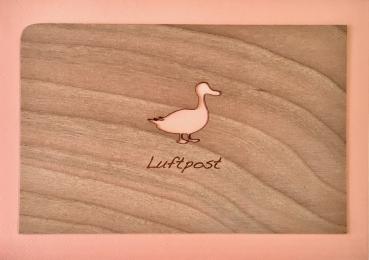 Grußkarte mit Umschlag "Luftpost"