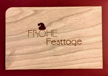 Grußkarte mit Umschlag "Festtage"