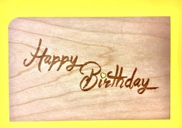 Grußkarte mit Umschlag "Birthday Herz"