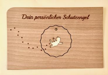 Grußkarte mit Umschlag "Anhänger Schutzengel"