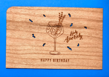 Grußkarte mit Umschlag "Aperoly"