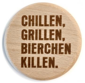 Glasdeckel "Chillen"