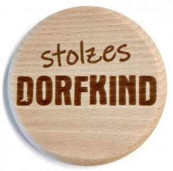 Glasdeckel "Dorfkind"