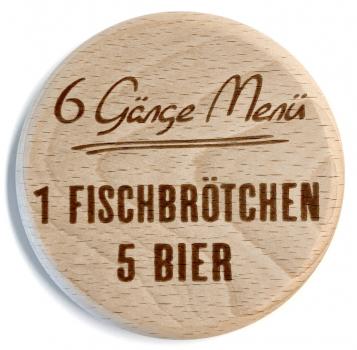 Glasdeckel "Fischbrötchen"