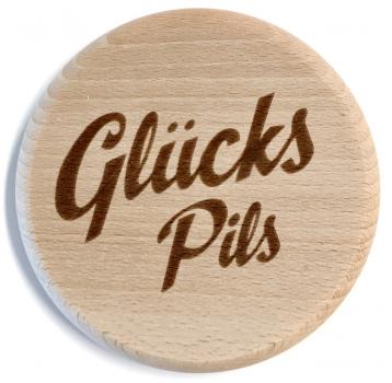 Glasdeckel "GlücksPils"