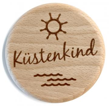 Glasdeckel "Küstenkind"