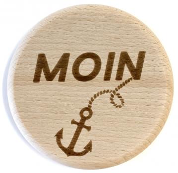 Glasdeckel "Moin"