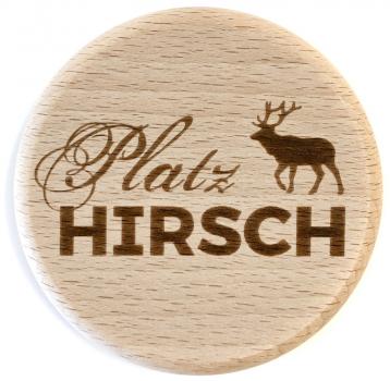 Glasdeckel "Platzhirsch"