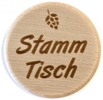 Glasdeckel "Stammtisch"