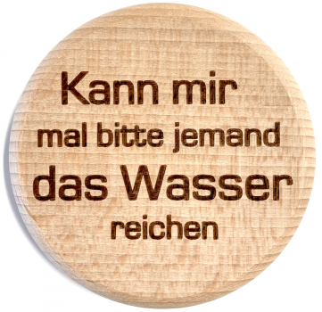 Glasdeckel "Wasser"