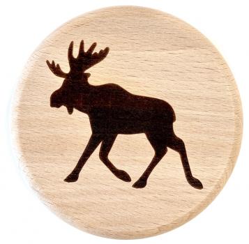 Glasdeckel "Elch"