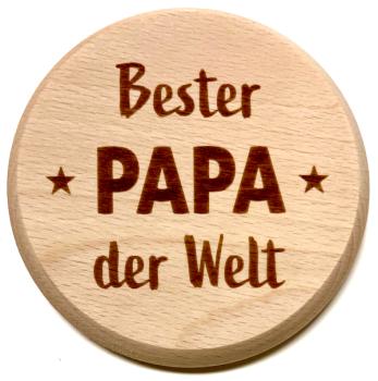 Glasdeckel "Papa"